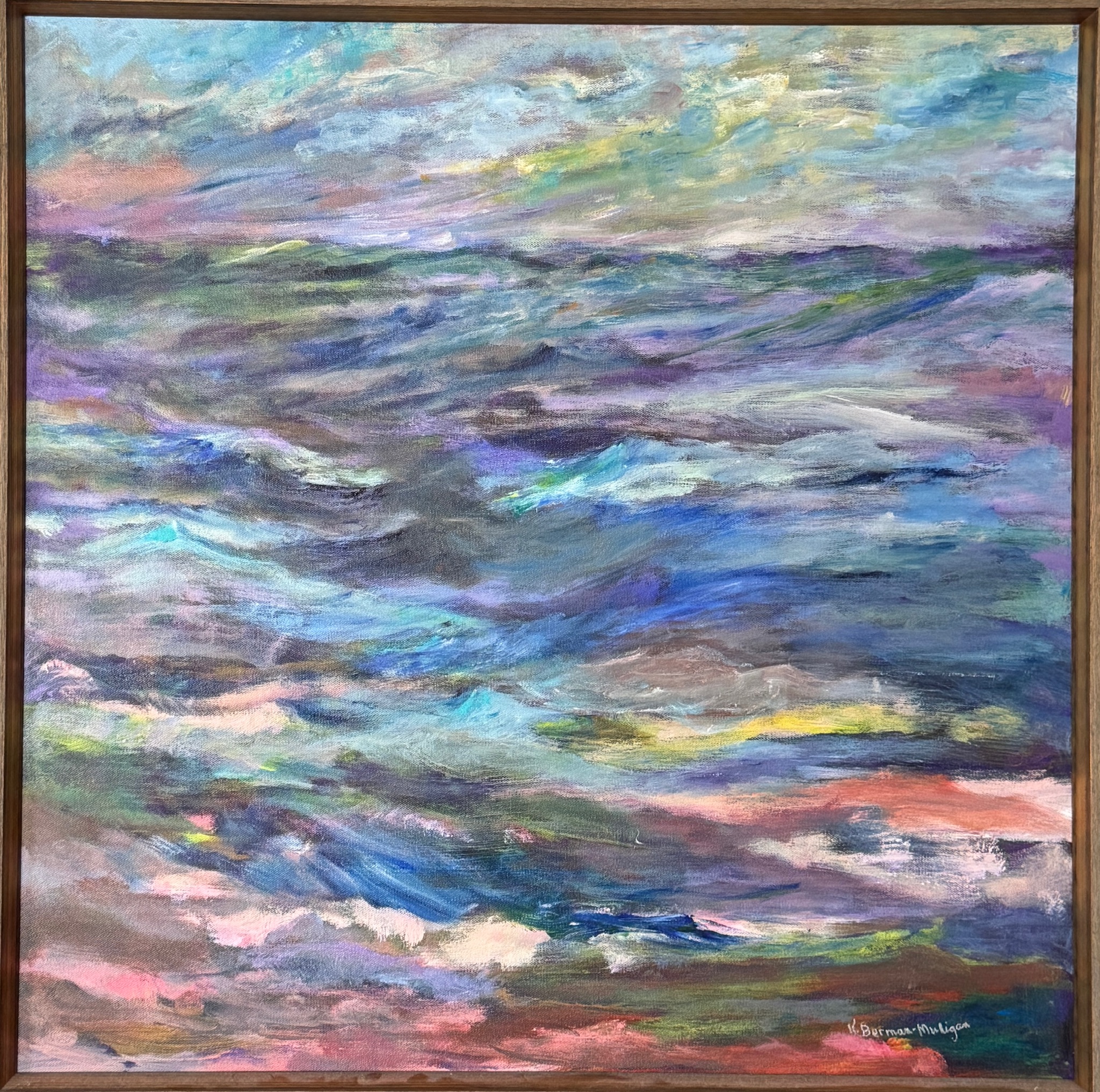 acrylic painting on canvas